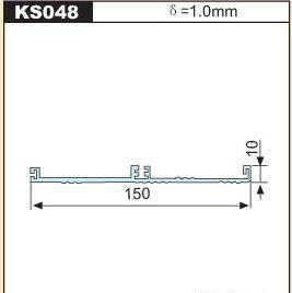 鹏翼橱柜挡水板/橱柜承托板/橱柜铝材/橱柜铝合金图2