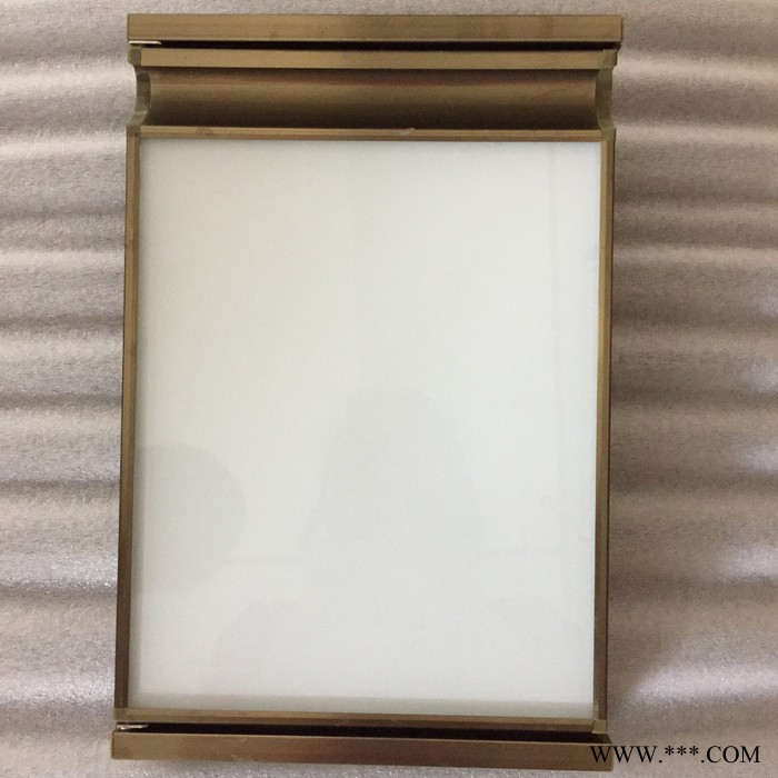 铝合金橱柜门铝型材韵吉现货直销晶钢门铝材图2