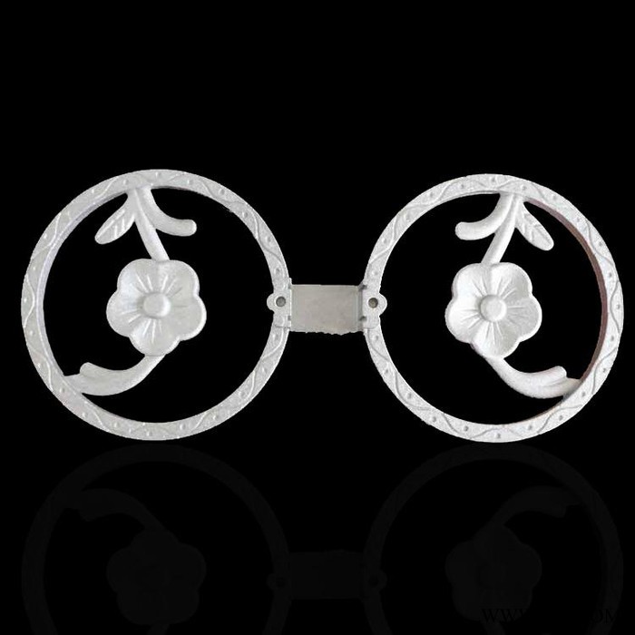 厂家供应庭院护栏配件铝铸花,双环花批发图3