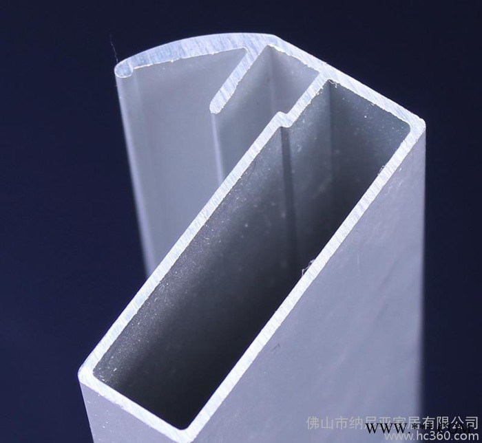 带拉手铝框铝材 可卡5.5mm玻璃板 橱柜玻璃门边框铝材 生图3