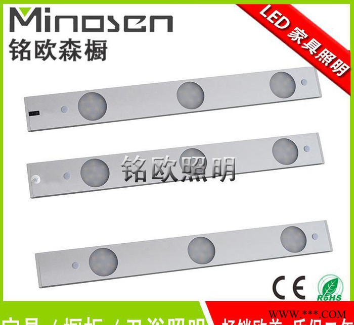 LED感应橱柜灯 6W贴片5050灯珠 450MM铝材 直销图3