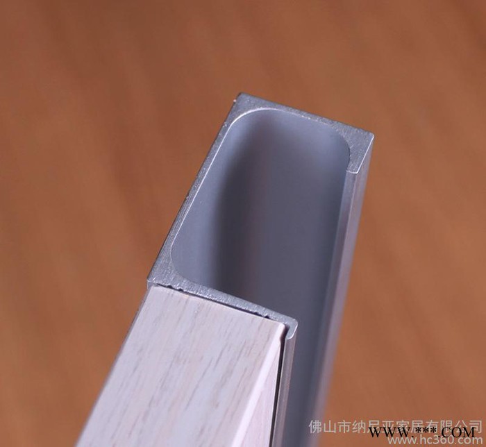 专业橱柜衣柜铝材 **家具铝合金封边拉手 欧式新款定做图2