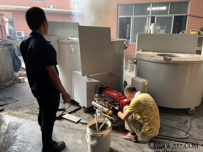 HX-1000 柴油熔铝炉 废铝熔炼炉 铝锭炉图2