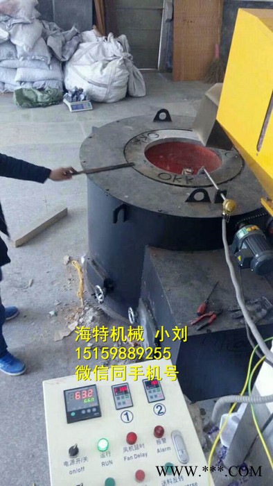 供应HL-500生物质颗粒熔铝炉 海特熔化炉 生物质颗粒熔化保温一体炉图3