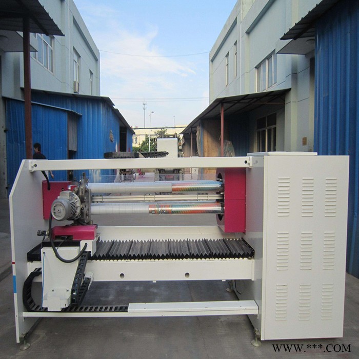 晨宏1200型 木工高速分切机 数控切割全自动立式PVC膜分切机图4