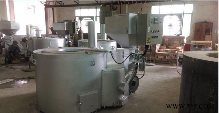 金皇工业压铸机铸造加工设备铝合金坩埚集中熔化炉中高频熔化电炉图3