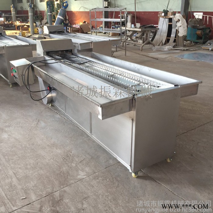 高速鸡爪分切机 大爪切小爪设备 毛料鸡爪漂烫脱皮清洗分割全自动流水线图7