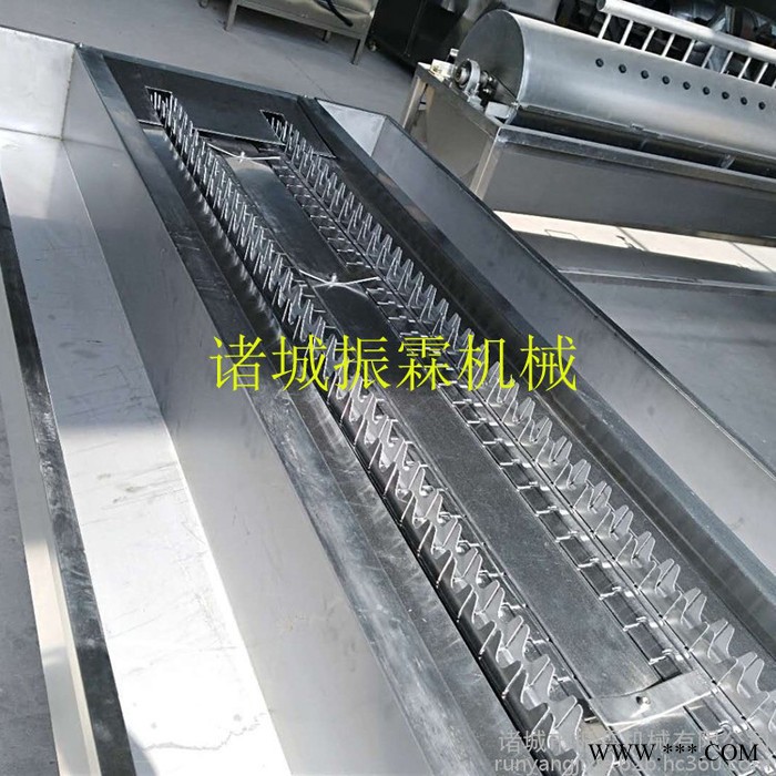 高速鸡爪分切机 大爪切小爪设备 毛料鸡爪漂烫脱皮清洗分割全自动流水线图5