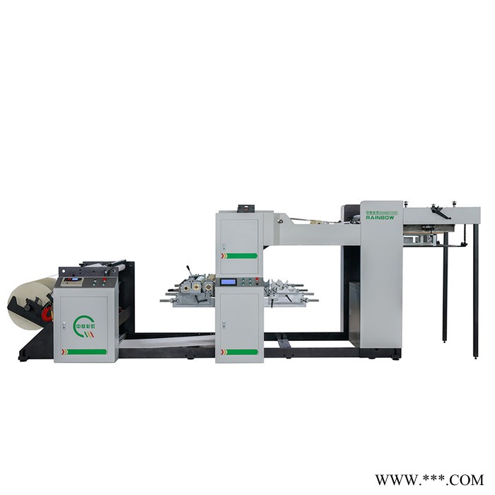 山东菏泽中基彩虹柔板卷筒纸印线分切机直营厂家支持定制图2