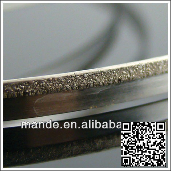 曼德MD5914金刚石工具出榫机分切机刀片无接缝环形带锯条定做锯片不锈钢金刚石涂层带锯切割机锯条图3