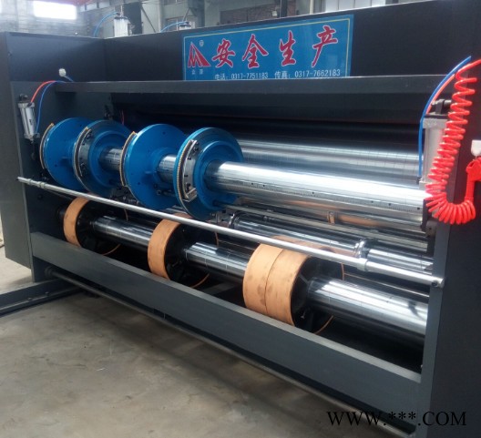 众源 供应 新款双色印刷机 纸箱机械 双色水墨瓦楞纸板印刷分切机图2