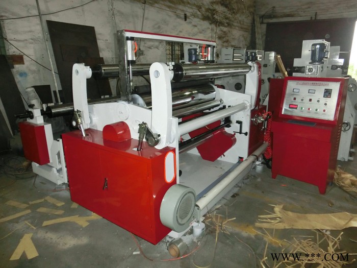 1100型表面卷取塑料膜分切机 高速卷筒纸复卷分条机 离型纸分切机图2