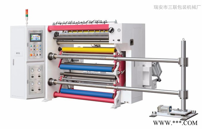 三联机械 SLM-E电脑自动高速分条机 分切机图3