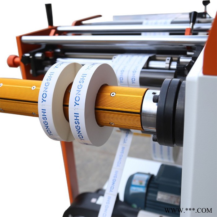 **卧式标签分切机 纠偏收料复卷标签分条机 不干胶分切机 包邮图6