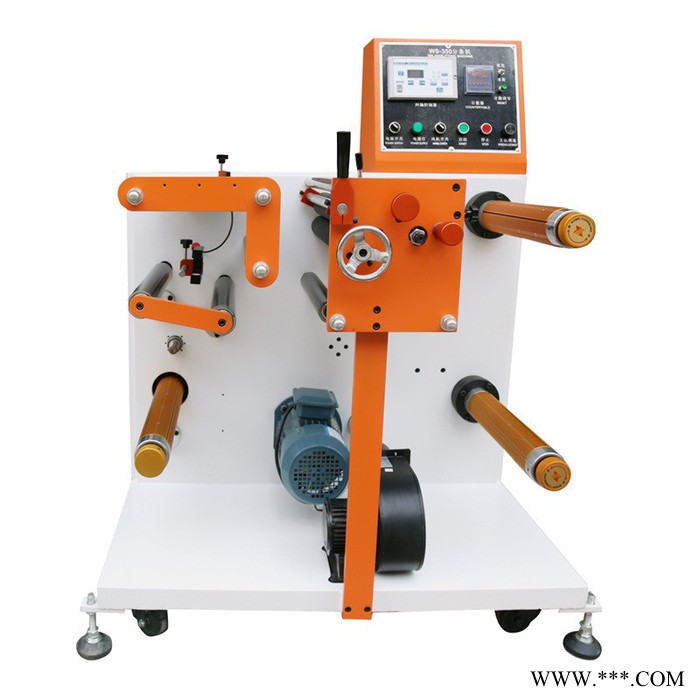 **卧式标签分切机 纠偏收料复卷标签分条机 不干胶分切机 包邮图2