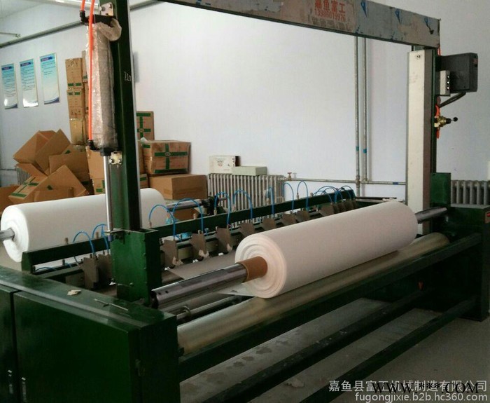 嘉鱼富工牌，型号FG-120供应定制纱布分切机，分割机，速度高噪音小，切割面整齐无毛边，维护简便，易于操作图7