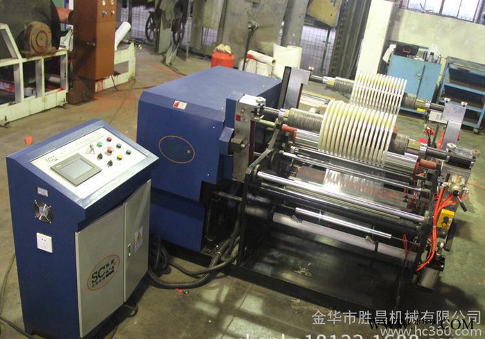 金华市胜昌机械SCM-900 型薄膜复卷分切机放卷宽度900mm分切速度5-280mt/每分钟全自动高精度分切机图5