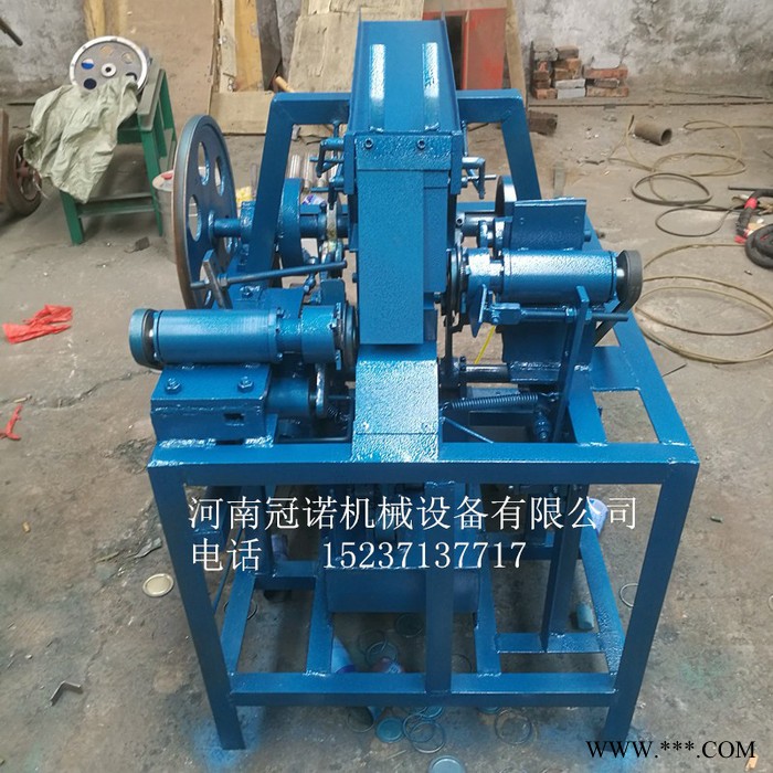 冠诺GN-750 新型易拉罐自动剥盖机 铁罐分切机  废旧易拉罐破碎机  易拉罐剥铝机 易拉罐剪开压平一体机图2