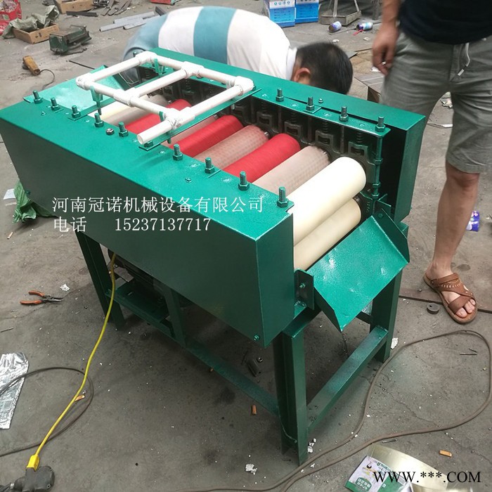 冠诺GN-750 新型易拉罐自动剥盖机 铁罐分切机  废旧易拉罐破碎机  易拉罐剥铝机 易拉罐剪开压平一体机图8