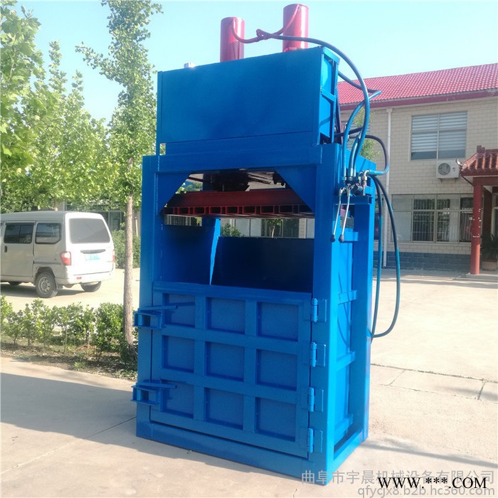 贵州油漆桶压扁机再生棉废料打包机废铝压缩机铁桶压扁机图8