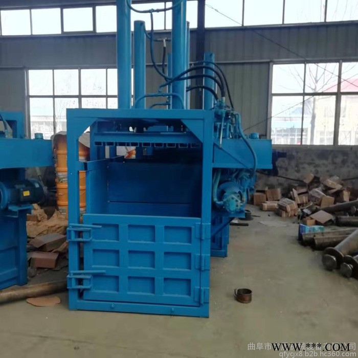 贵州油漆桶压扁机再生棉废料打包机废铝压缩机铁桶压扁机图2