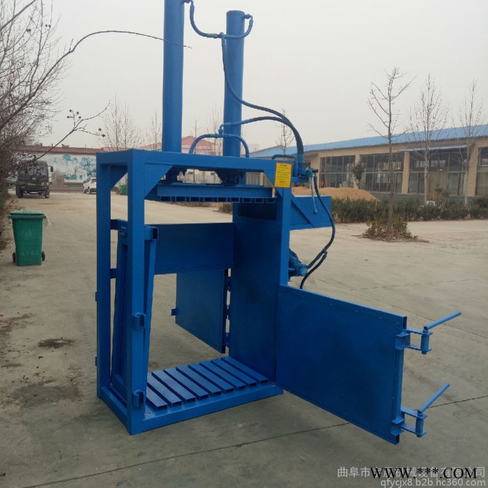 贵州油漆桶压扁机再生棉废料打包机废铝压缩机铁桶压扁机图6