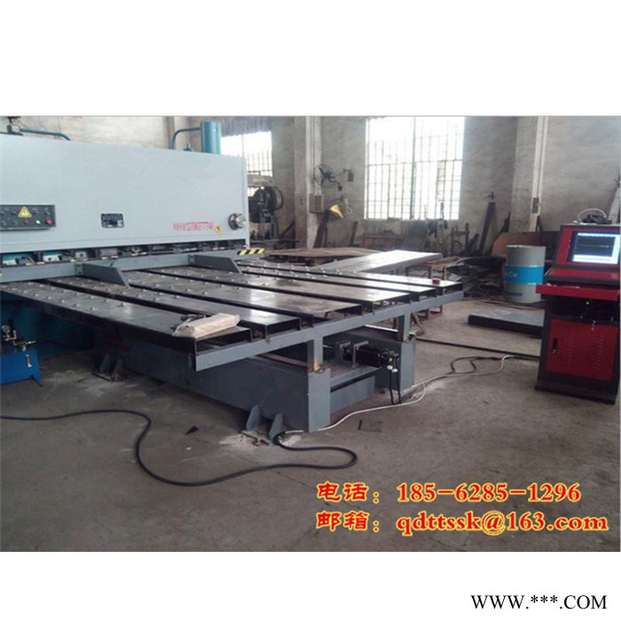 剪板机数控前送料 自动上料剪板机 剪板机自动送料 剪板机后码垛  剪板机自动上料下料生产线图2