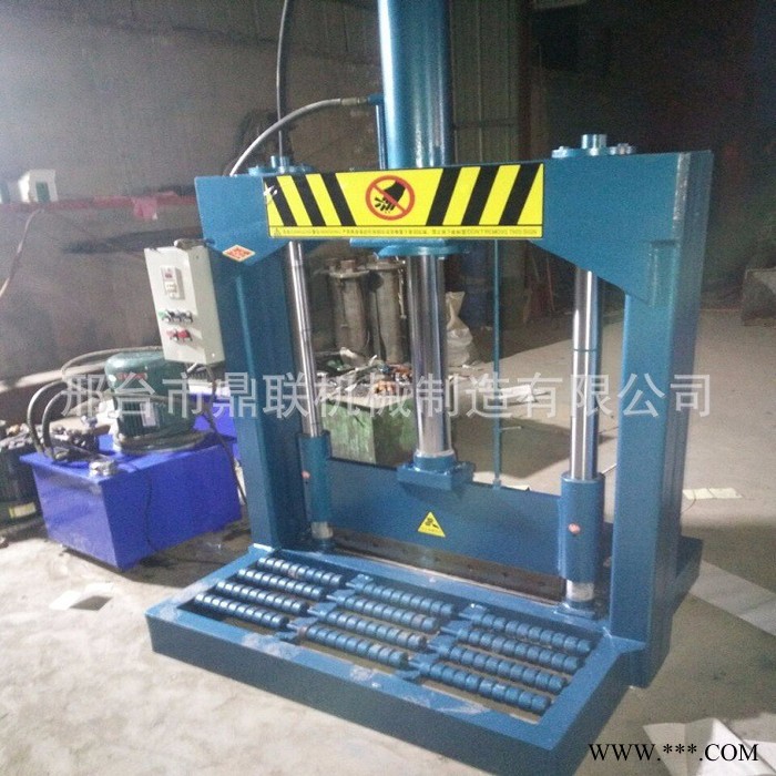 abs再生料卷膜裁切机 打捆压缩铝箔带切割机 液压切料机图8