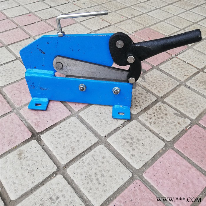 鑫宏上下两个刀片剪板机手提更方便刀片不卷不崩更耐用 铁板剪板机图2