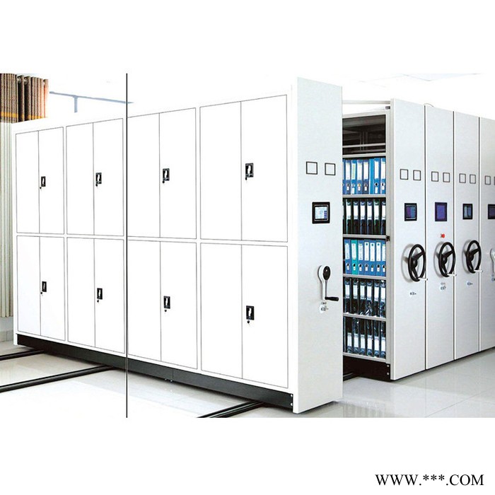 冷轧板密集架 移动档案密集柜 档案室密集架图3