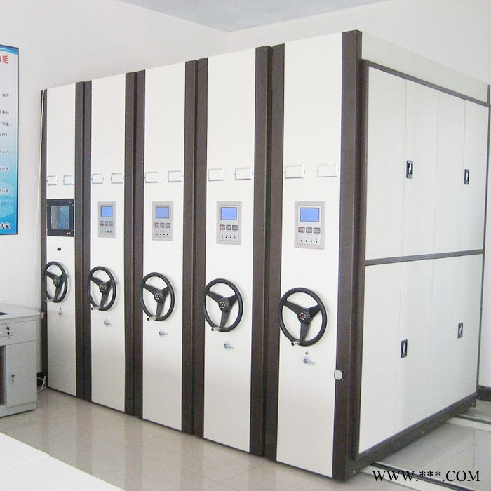 冷轧板密集架 移动档案密集柜 档案室密集架图6