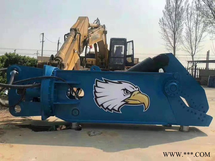 程煤鹰嘴钳 鹰嘴剪 废旧钢结构重型剪断机 粉碎钳钢筋鹰嘴剪 液压废钢剪 剪板机刀片图6