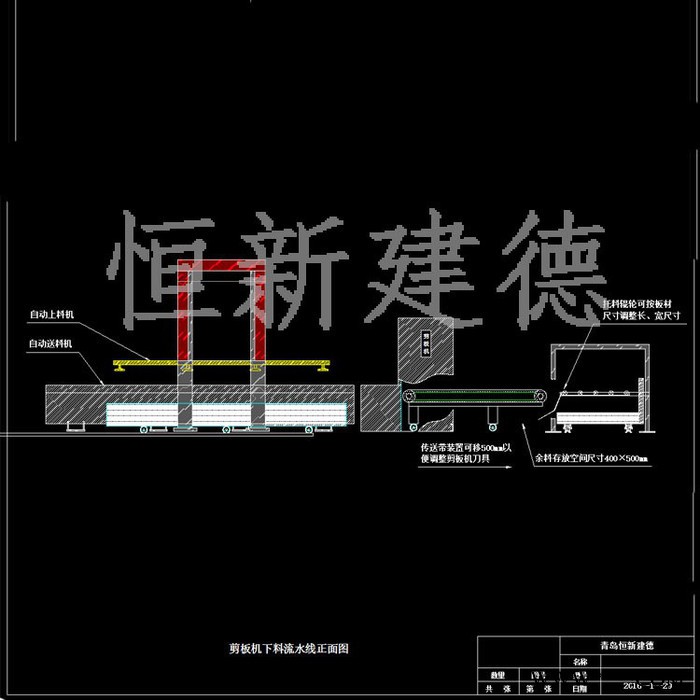 剪板机自动生产线辅助剪板机自动化生产加工图5