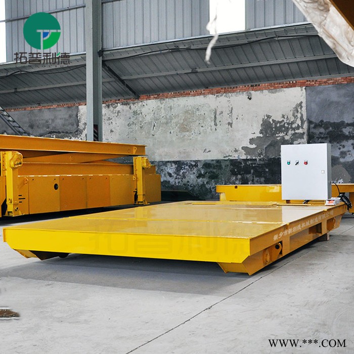 新利德搬运冷轧轨道平车 滑触线供电导轨小车图6