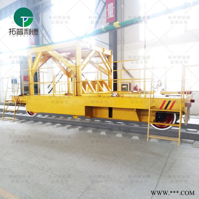 新利德搬运冷轧轨道平车 滑触线供电导轨小车图3