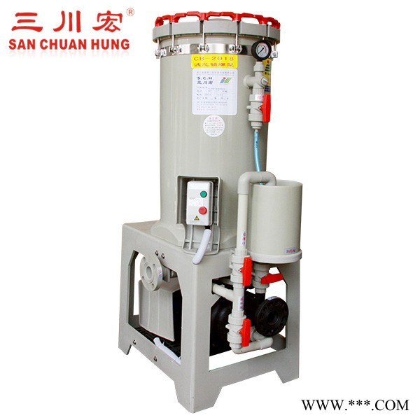 三川宏电镀过滤机耐酸碱耐腐蚀电镀液过滤电镀过滤器图3