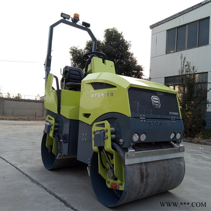 3吨2吨1.5吨全液压压路机北京国三三缸水冷轧道机振动碾压实机压土机图5