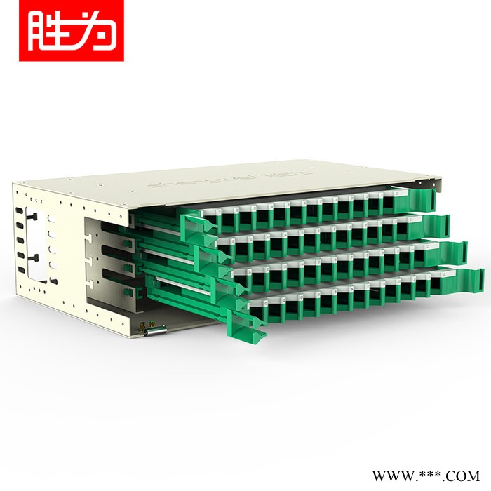胜为厂家 19英寸机架式ODF配线架 冷轧板 48芯ODF光纤配线架箱体含空盘图8