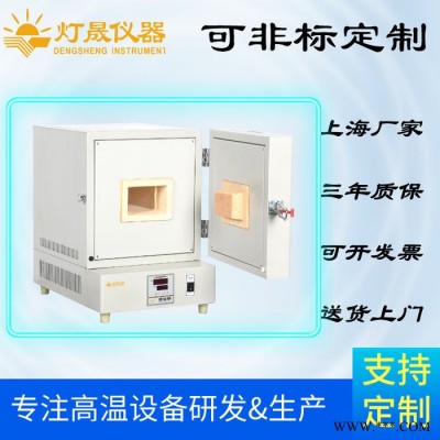 灯晟仪器DTN-2.5A-2 电阻炉厂家 上海供应箱式电阻炉定制 1000℃高温炉