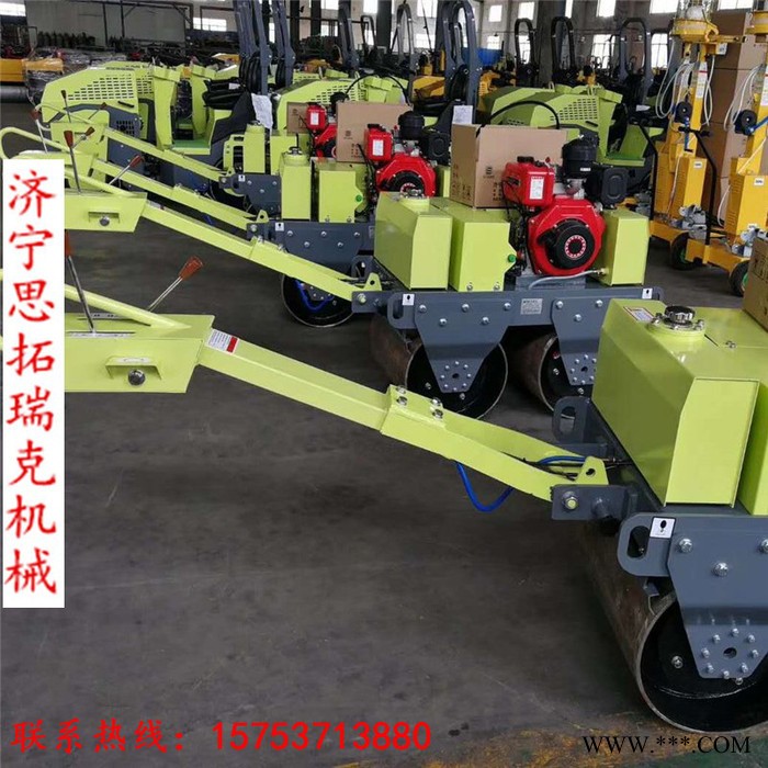 思拓瑞克高尔夫球场草坪压路机沥青路面双轮压实机厂家600柴油水冷轧道机图6