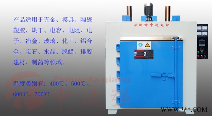 中达 ZDHX4-18-600工业炉 工业电阻炉 工业回火炉 工业退火炉 工业烘箱 工业高温炉 工业脱蜡炉 工业烧结炉图6