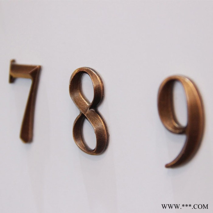 金属字制作 电镀不锈钢拉丝精工字玫瑰金立体字钛金电镀字图3