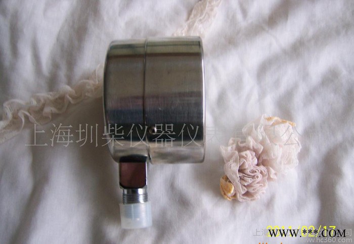 YE75T  3"  75MM 径向铁壳电镀（烤漆）玻璃面压图2