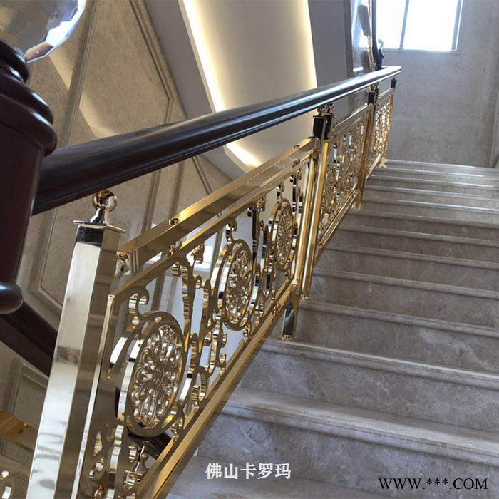 铜艺护栏电镀24K金图6