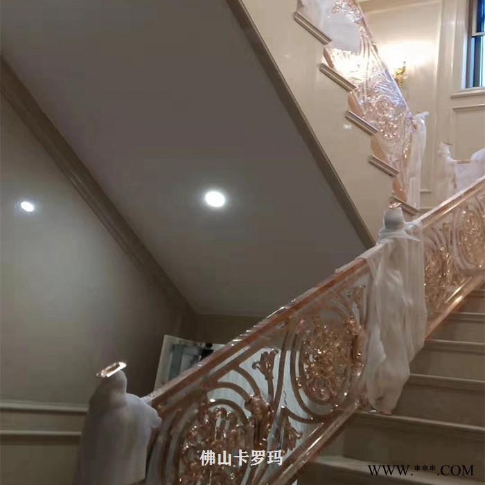 铜艺护栏电镀24K金图4
