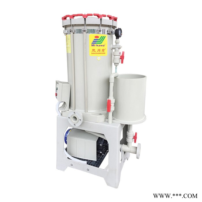 电镀过滤机 三川宏CB2008KD4022塑料材质自吸泵驱动耐腐蚀镀铜镍铬锌锡钯电镀过滤机图2