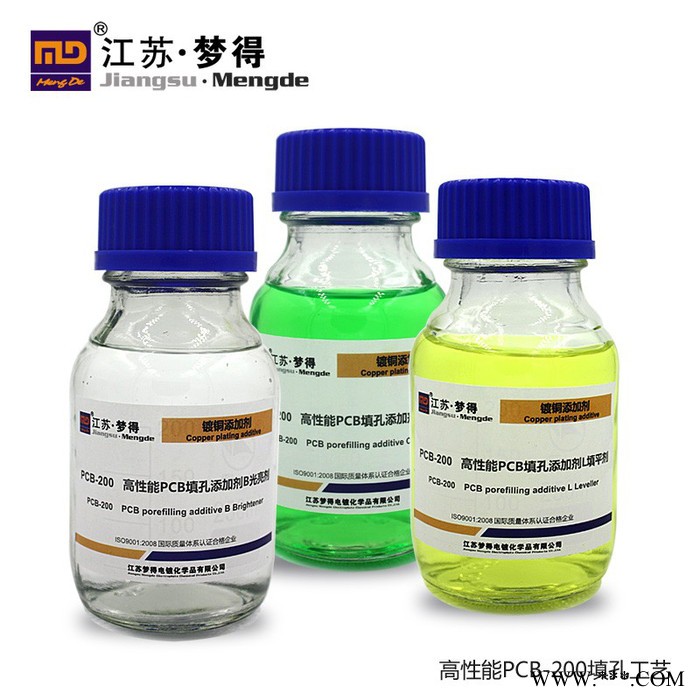 电镀原料 电镀光亮剂 江苏梦得镀铜添加剂 高性能PCB-200线路板填孔添加剂图2