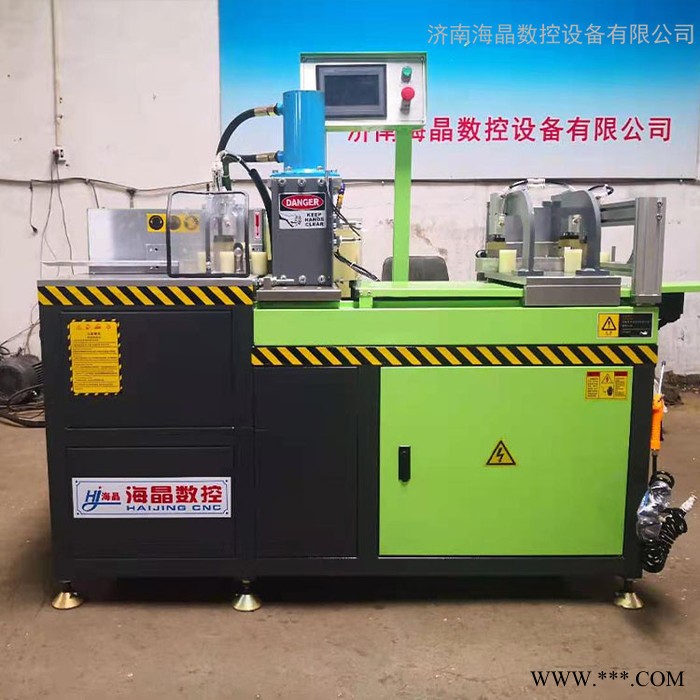 海晶全自动伺服送料锯铝型材中断锯铝型材数控切割锯自动切铝锯铝型材双头卧式自动钻孔机非标定制图2