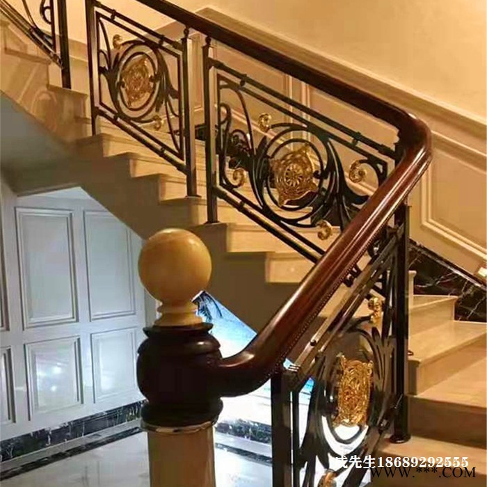 水镀欧式别墅铜艺雕花栏杆电泳技术过硬图3