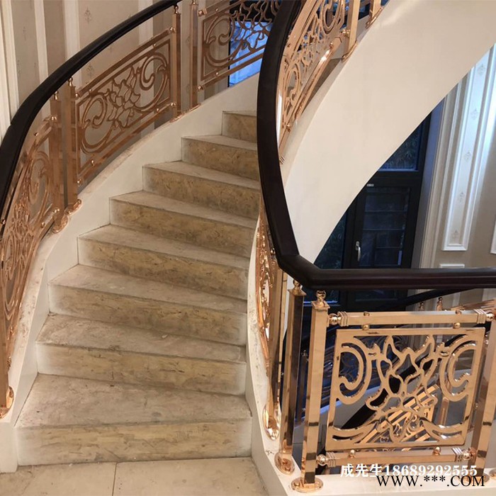 水镀欧式别墅铜艺雕花栏杆电泳技术过硬图8